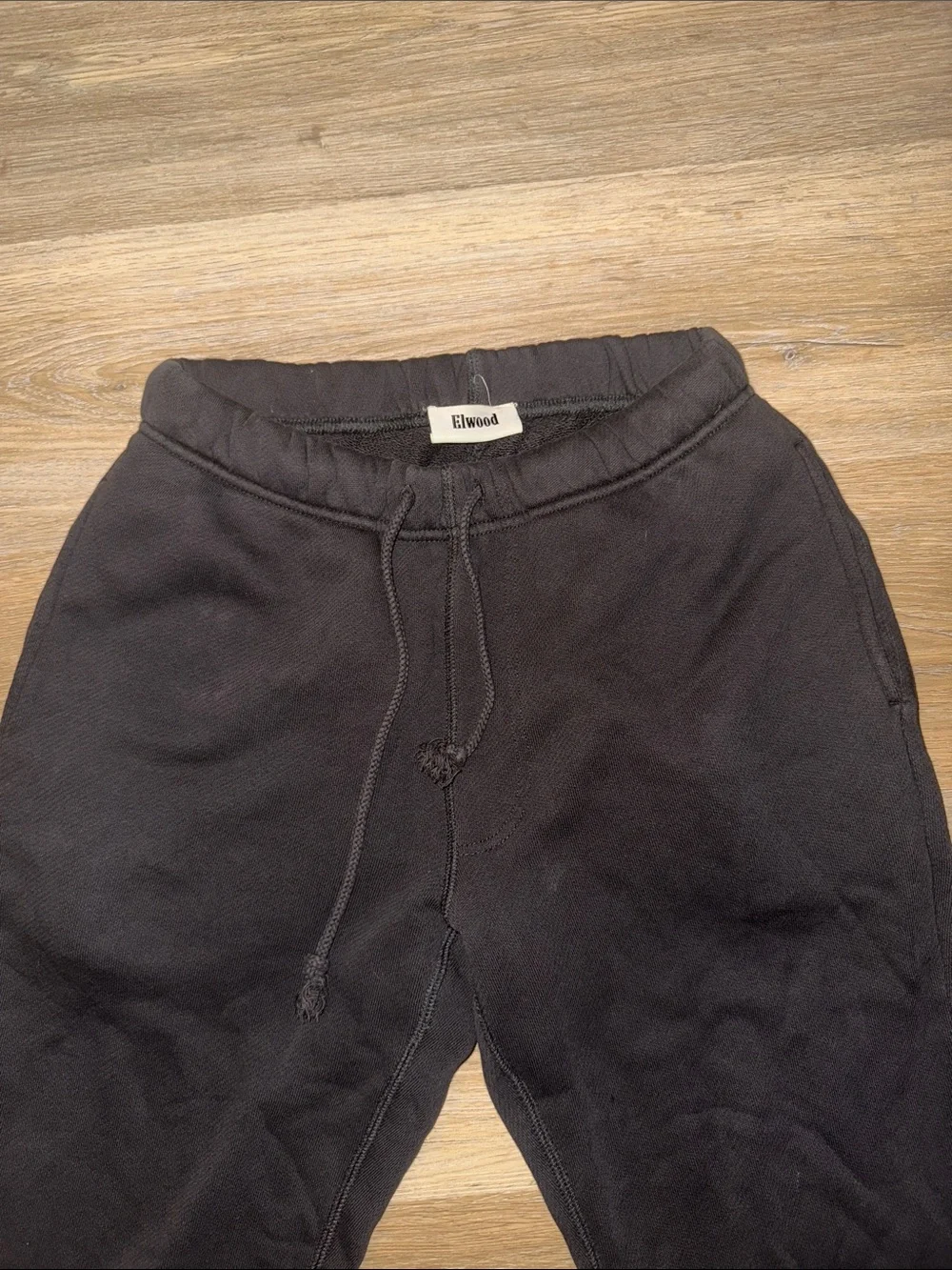Elwood Black Sweatpants - Picture 1 of 4